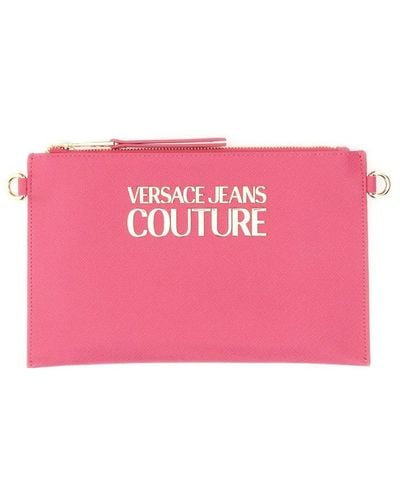 Versace Clutch Logo Lock - Pink