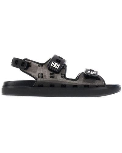 Givenchy 4g Open Toe Sandals - Black