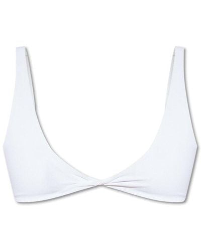 DIESEL Tara Twisted Bikini Top - White