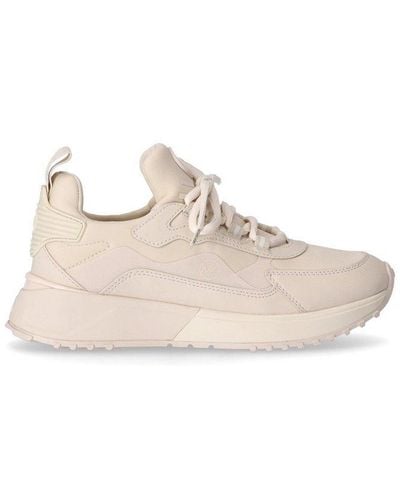 MICHAEL Michael Kors Theo Scuba Lace-up Sneakers - Natural