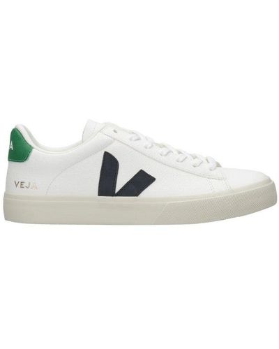 Veja White Black Leather Campo Chromefree Unisex Shoes