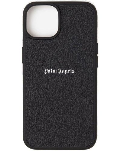 Palm Angels Iphone 14 Logo Case - Black