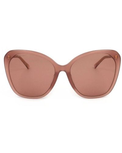 Jimmy Choo Ele Cat-eye Frame Sunglasses - Pink