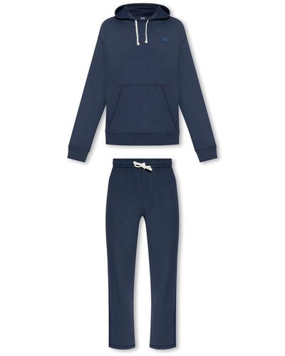 DIESEL ‘Umset-Aramis’ Two-Piece Pajama, ' - Blue