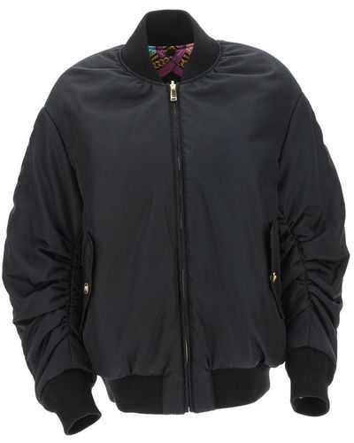 Versace Reversible Zipped Jacket - Black