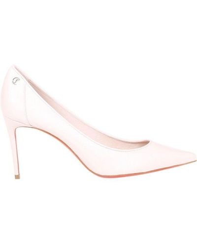 Christian Louboutin Sporty Kate Pointed Toe Court Shoes - Natural