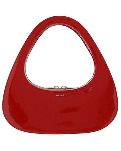 Coperni Logo-embossed Baguette Shoulder Bag - Red