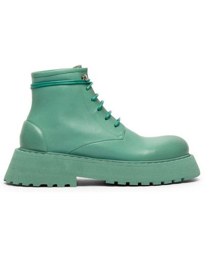 Marsèll Micarro Lace-up Ankle Boots - Green