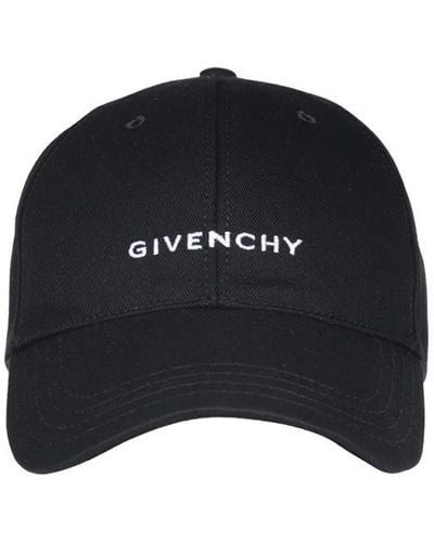 Givenchy Baseball Hat In Canvas - Black