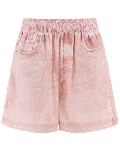 DIESEL Bermuda Shorts - Pink