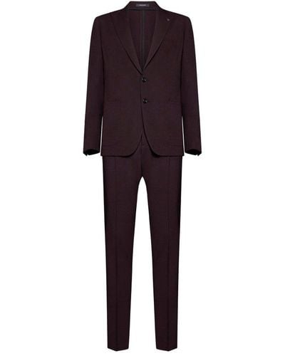 Tagliatore Single-breasted Two-piece Suit Set - Red