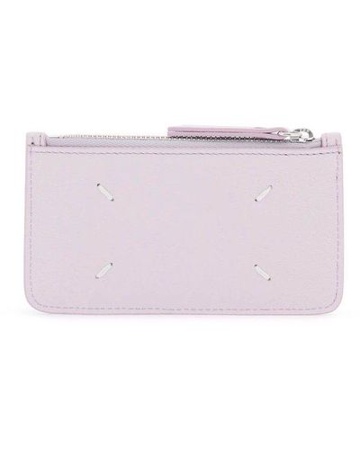 Maison Margiela Four-stitch Zipped Wallet - Purple