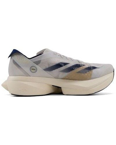 adidas Adizero Adios Pro 3 Round Toe Sneakers - Gray