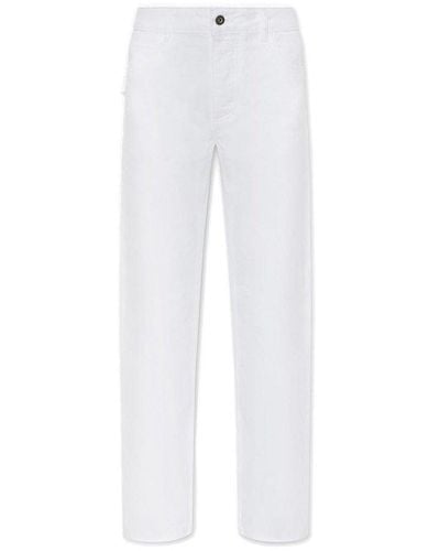 Bottega Veneta Straight Leg Jeans - White