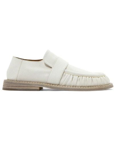 Marsèll Alluce Gathered Detailed Loafers - White