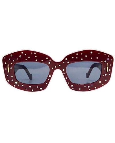 Loewe Cat Eye Frame Sunglasses - Red