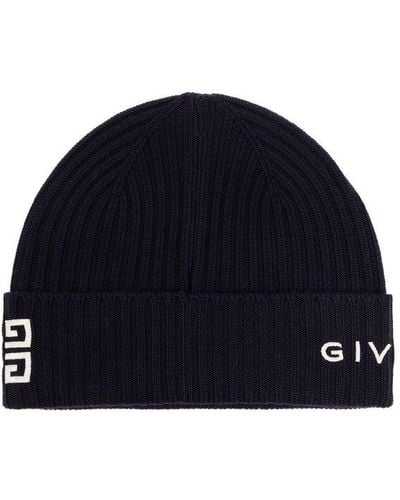 Givenchy Wool Beanie, - Blue