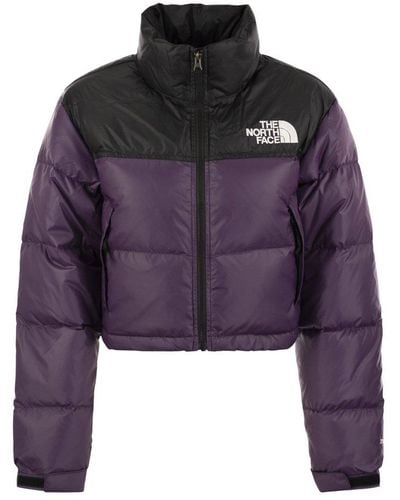 The North Face 1996 Retro Nuptse Short Down Jacket - Purple
