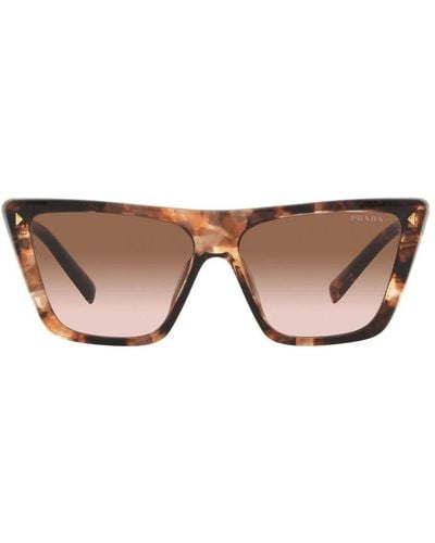 Prada Butterfly Frame Sunglasses - White