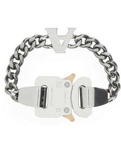 1017 ALYX 9SM Charm Detailed Buckled Bracelet - Metallic