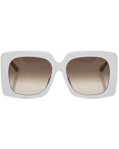 Linda Farrow 'sierra' Sunglasses - White