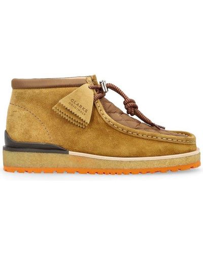 Moncler Genius Moncler 1952 X Clarks Wallabee Ankle-top Boots - Brown