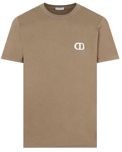Dior Cd Icon T-shirt Top - Brown