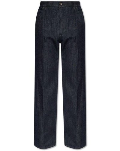 Dolce & Gabbana Oversize Wide Leg Jeans - Blue