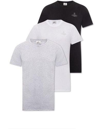 Vivienne Westwood Three-pack Crewneck T-shirts - Black