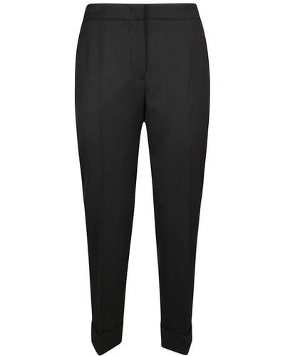 PT01 High Waist Cropped Trousers - Black