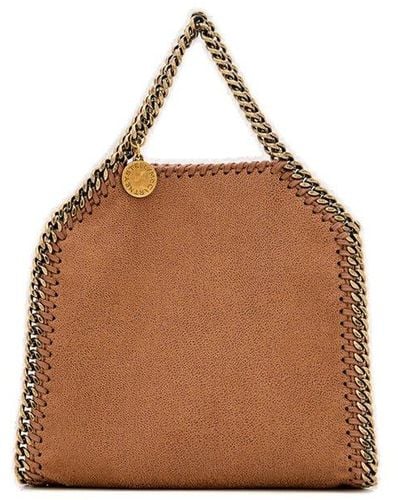 Stella McCartney Chain Detailed Shoulder Bag - Brown