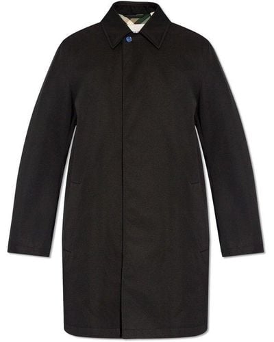 Burberry Regular-fitting Coat, - Black