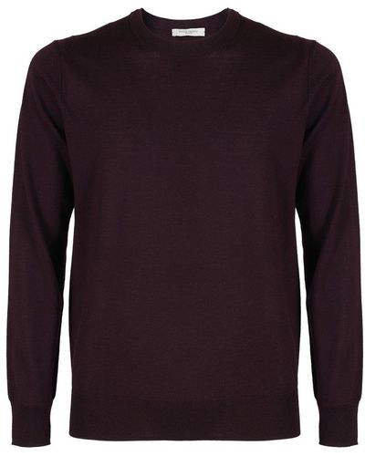 Paolo Pecora Long Sleeved Crewneck Jumper - Blue