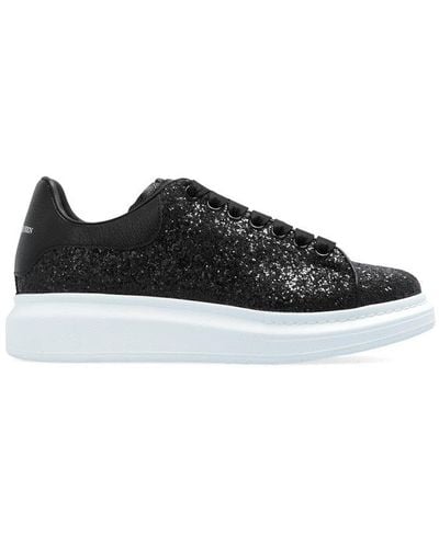 Alexander McQueen Sequin-embellished Low-top Sneakers - Black