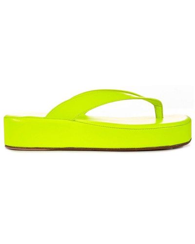 amina muaddi yellow heels
