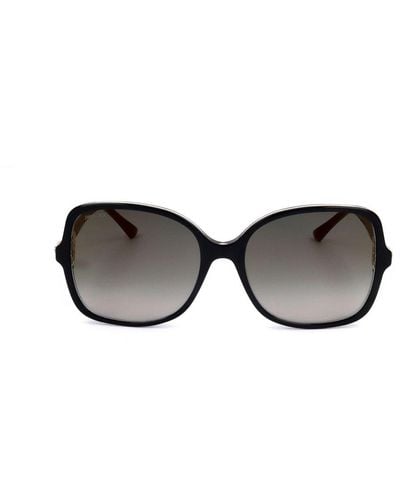 Jimmy Choo Judy Butterfly Frame Sunglasses - Black