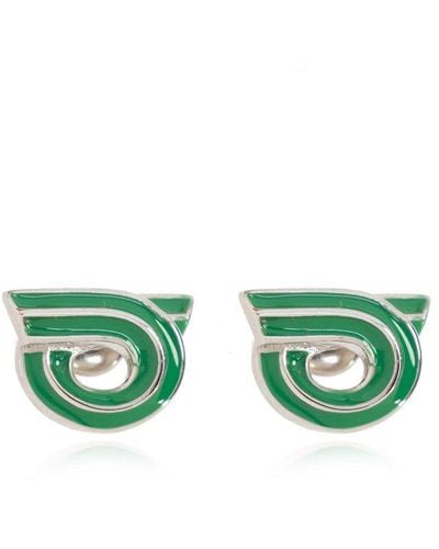 Ferragamo Gancini Earrings - Green