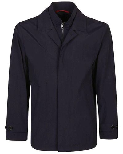 Fay Morning Long-sleeved Layered Jacket - Blue