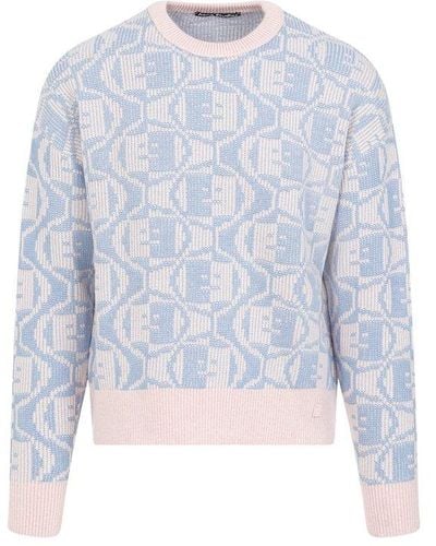 Acne Studios Wool Pullover Sweater - Blue