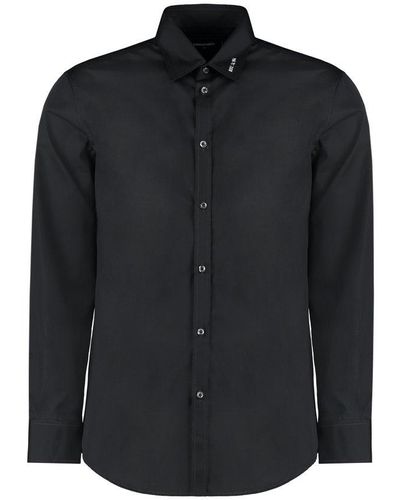 DSquared² Long Sleeve Cotton Shirt - Black