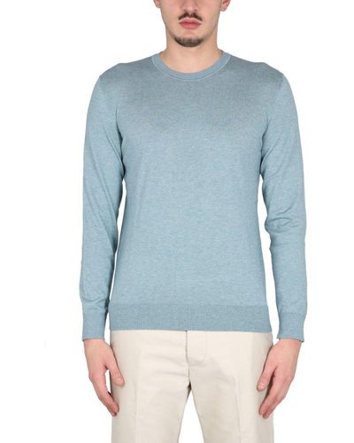 Zegna Cashmere Blend Sweater - Blue