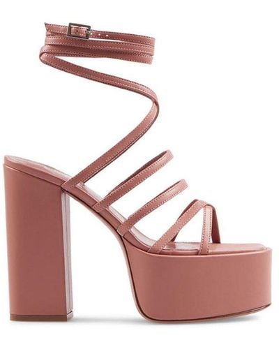 Paris Texas Evita Open-toe Platform Sandals - Pink