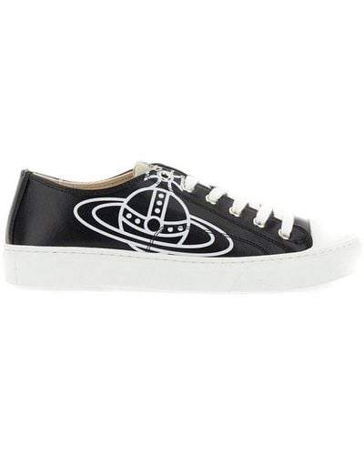 Vivienne Westwood Plimsoll Lace-up Trainers - White