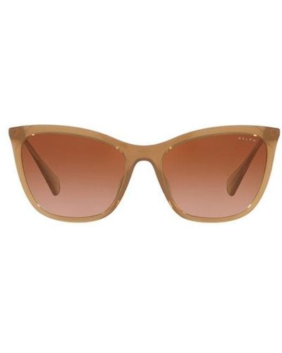 Ralph Lauren Cat Eye Frame Sunglasses - White