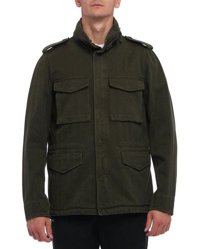 Aspesi Flap-pocketed Zip-up Military Jacket - Green