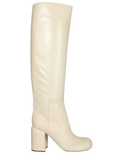 Jil Sander High Boots - White