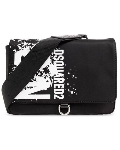 DSquared² Icon Splash Crossbody Bag - Black