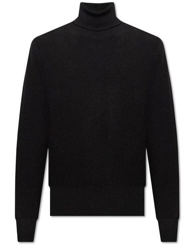 Burberry ‘Westbury’ Wool Turtleneck Sweater - Black