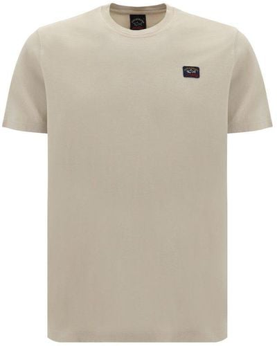 Paul & Shark Logo-patch Crewneck T-shirt - White