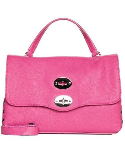 Zanellato Postina Twist-lock Large Tote Bag - Pink